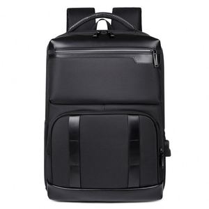 Hot Selling Custom Logo USB Port <b>Backpack</b> <b>Large</b> 15.6 Inch Capacity Waterproof PU Expandable Design Oxford Polyester Zipper for - Product Image 2