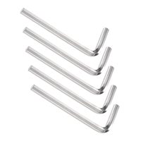 Kunci Allen Bentuk L Baja Karbon Metrik Industri 8-32mm Lapisan Seng Lapisan Nikel Garansi 3 Tahun ODM/OEM