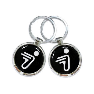 บัตรเข้าอพาร์ทเมนท์ Mifare Classic 1K แบบพวงกุญแจโลหะเปล่าเคลือบอีพ็อกซี่ - Product Image 1