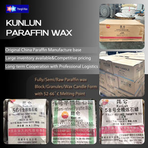 พาราฟินราคาถูกจาก Pengli มาเลเซีย คุนหลุน ขายส่งจากจีน พาราฟินกึ่งบริสุทธิ์ 58-60 พาราฟินบริสุทธิ์สำหรับทำเทียน - Product Image 2