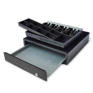 CK-410 Supermarché Sans Fil lien DE vente au détail rouleau réglable 4 billets 8 pièces tiroir-caisse - Product Image 2