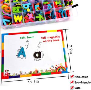 Tùy Chỉnh Từ Bảng Chữ Cái Chữ Với Số Với Nam Châm Hội Đồng Quản Trị Cho Mầm Non Kid Toddler Chính Tả Học Tập Giáo Dục Đồ Chơi - Product Image 4