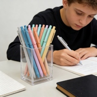 Stylo bille YF 0,7 mm en plastique avec impression UV/numérique, options multicolores pour usage promotionnel au bureau et à l'école