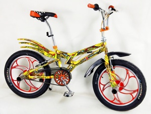 จักรยาน <span class=keywords><strong>BMX</strong></span> 20 นิ้ว รุ่นยอดนิยม ราคาถูก สไตล์วินเทจ สำหรับฟรีสไตล์และสตรีทไบค์ - Product Image 2