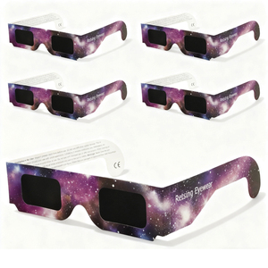 Gafas Solares de Cartón Personalizadas - Patrón Impreso para Grupos Juveniles - Product Image 3