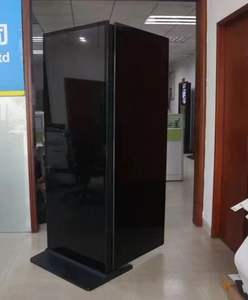 Nouveau design 43 49 55 pouces sur pied 2 kiosque d'affichage double face, affichage numérique interactif, écran capacitif IR tactile pour hôtel - Product Image 4