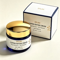 Krim Wajah OEM ODM GHK-Cu Copper Peptide 50g Melembapkan, Menghidrasi, Memperbaiki Skin Barrier, Ekstrak Tanaman Mawar, Anti Kerut, GMP