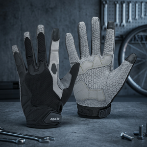 Men's Women's Half-<b>Finger</b> Cycling Gloves Breathable Spandex Leather Non-Slip Palm Protection Mountain <b>Bike</b> Riding Fitness - Product Image 2