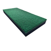 Meilleures ventes : Bandes de frappe de golf personnalisables et remplaçables, inserts de tapis de frappe de golf premium à 3 couches 3D pour simulateur de golf d'intérieur