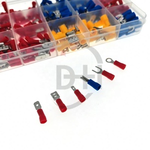 Kit de 280 Conectores Termocontraíbles para Cables Eléctricos, Impermeables, Aislados, Tipo Pala, Anillo, Empalme y Crimpado - Product Image 1