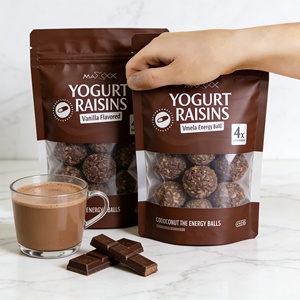 Emballage alimentaire de qualité alimentaire, sachet debout résistant à l'humidité, fenêtre en aluminium, impression en gravure, pour en-cas, chips, bonbons, aliments secs - Product Image 3