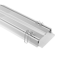 Canal en aluminium de profil en aluminium de la conception LED d'éclairage encastré de grande taille pour la lumière linéaire de LED 117*35mm