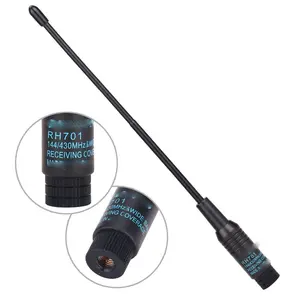 RH-701 diamants Bi-bande BNC ou Sma-male UHF VHF RH701 Antenne Radio VX-3R VX-7R ZT-2R PX-2R UV-985