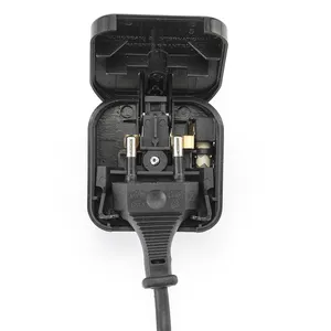 Wonplug UKCA aprobado tipo C <span class=keywords><strong>adaptador</strong></span> eléctrico BS enchufe para UE Reino Unido tipo G Convertidor para <span class=keywords><strong>Inglaterra</strong></span> Emiratos Árabes Unidos Singapur Malasia PUERTO DE CA - Product Image 1