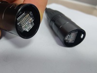 Câble Ethercon HOTION 26AWG à 8 conducteurs en cuivre nu, cordon de raccordement flexible RJ45 Cat6 pour panneaux vidéo LED et armoires