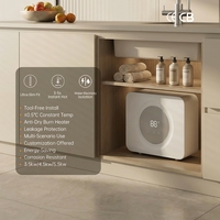 Chauffe-eau électrique intelligent à température constante 3,5/4,5/5,5 kW, étanche IPX4, chauffage rapide, boîtier en plastique, fonctionnement en anglais