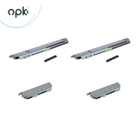 OPK Chine cloison Rouleau de porte avec amortisseur Porte en aluminium Coulissante Roue à rouleaux en plastique