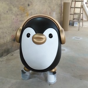 Christmas <strong>Winter</strong> Theme Decorative Figure <strong>Decorations</strong>, Christmas Penguins - Product Image 5