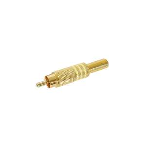 Cualquier marca RCA PLUG MACHO-ORO-AMARILLO - Product Image 1