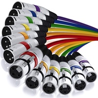 Connecteur audio XLR mâle/femelle à 3/4/5/7 broches pour montage sur panneau, prise de microphone, câble XLR MIC