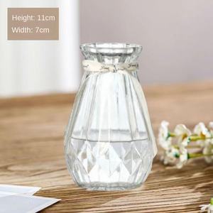 Florero de Vidrio Ovalado Pequeño, Moderno, Simple y Elegante para Mesa, Bodas, Baño, Decoración del Hogar, Flores Decorativas al por Mayor - Product Image 6