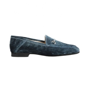 Choozii – mocassins en velours vert noirâtre pour femmes, chaussures à boucle plate pour dames, nouvelle mode - Product Image 6