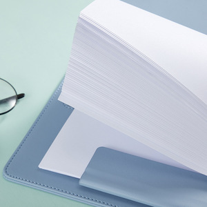 Carpeta de Archivo de Documentos de cuero estampado <span class=keywords><strong>A4</strong></span>, organizador de papelería de oficina, carpeta para archivar y organizar - Product Image 3