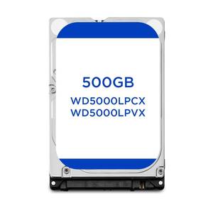 ฮาร์ดดิสก์ขนาด 2.5 นิ้ว ความจุ 500GB รุ่น WD5000LPCX WD5000LPVX ความเร็ว 5400RPM SATA สำหรับแล็ปท็อป พร้อมแคช 16MB - Product Image 1