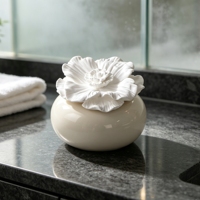 Diffuseur de parfum en porcelaine de luxe FinRu, bouteille en céramique, parfum d'ambiance, huile essentielle, désodorisant, fait main, décoratif
