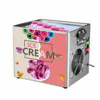 Machine à glaces miniatures commerciale pour usage domestique, nouvelle machine à glaces frites à base de fruits et de lait, haute productivité