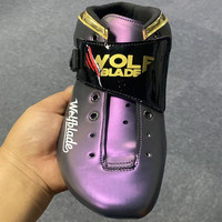 YSMLE une paire personnaliser bonne qualité 3/4 roues patins de vitesse en ligne professionnels en Fiber de carbone