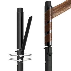 Vente chaude Professionnel Femmes Électrique Ondulé Automatique Cheveux Bigoudi <span class=keywords><strong>Fer</strong></span> LED Température Affichage PTC Chauffage Rotatif <span class=keywords><strong>Fer</strong></span> À Friser - Product Image 2
