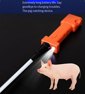 Piqueur électrique pour bétail de 88 cm avec lampe torche LED, étanche, portable, pour porcs, vaches, moutons et manipulation d'animaux de ferme - Product Image 5