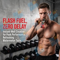 Bubuk Creatine Flash Melt Rasa Semangka 3g Kemasan 30 Stick, Langsung Masukkan ke Mulut Tanpa Perlu Air, Produsen OEM