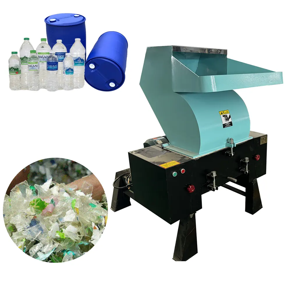 OUNAISI High Quality Cost-Effective Recycled Bottle Electric Plastic Scrap Duckbill Crusher Machine
