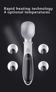 Cuillère chauffante en alliage d'aluminium, robuste, argentée, pour crème glacée - Product Image 3