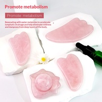 Alat Pijat Wajah Rose Quartz Gua Sha Board Terlaris Lintas Negara, Perangkat Perawatan Kesehatan Khusus, Langsung dari Pabrik