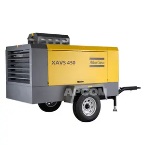 أطلس XAVS450 كوبكو ضاغط دي أي أر, الديزل 14bar 450cfm XAVS 450 cfm 200psi 13m3 AtlasCopco XAVS206C أطلس كوبكو