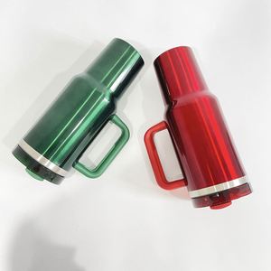 Paquete de 20 vasos térmicos de acero inoxidable de doble pared de 40 oz con aislamiento al vacío, acabado brillante, con pajita, para sublimación y grabado láser. - Product Image 3