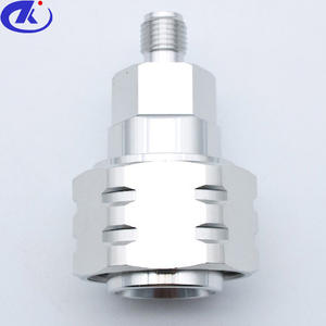 Convertisseur de terminal coaxial RF 4.3-10 mâle vers SMA femelle - Product Image 2