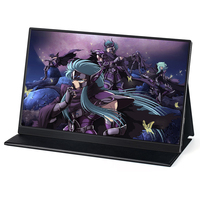 Monitor Portátil de 15 Pulgadas 1920*1080P, Pantalla Externa de Negocios de 15.6 Pulgadas para Laptop y Teléfono con HD-MI, Tipo-C y USB