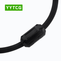 Câble de microphone Hifi 3,5 mm TRS mâle vers 2 XLR mâle en PVC tressé pour amplificateur de casque PC (en stock)