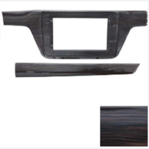 Panel estéreo de coche XTRONS y cables para Volkswagen Lavida 2015- 10 pulgadas de nogal oscuro - Product Image 1