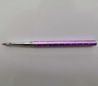Pinceau professionnel pour maquillage et nail art en poils de Kolinsky Sable, taille 2 à 10, avec manche en acrylique, pour la beauté, marque privée