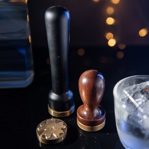 Poinçon à glaçons en laiton pour lettres, taille personnalisée, pour bar et fête - Product Image 2