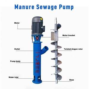 75jlb Vertical Auger Fecal <b>Pump</b> Sewage <b>Pump</b> Breeding Farm Septic Tank Unobstructed Sewage <b>Pump</b> - Product Image 4