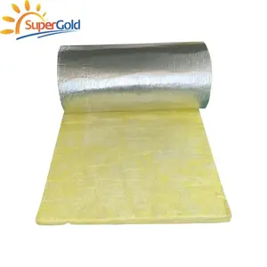 超金玻璃棉绝缘材料11千克/m3 50毫米玻璃棉毯铝箔