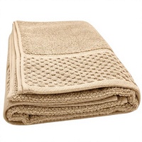 Bath Towels Eco-Friendly Rice Weave Soft Absorbent 650 GSM Cotton Textured Design Luxury Hotel Spa Plush Heavyweight Custom Logo
