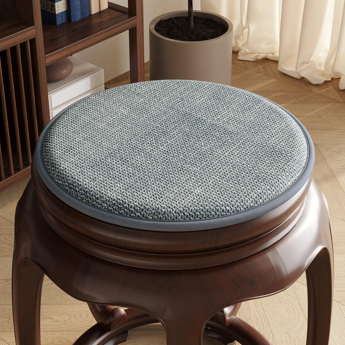 Bleu clair - rond [épaisseur 18 mm]