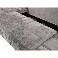 Canapé-lit pliant en U deux places, design européen, en velours, convertible avec rangement, écologique et confortable – Vente en gros